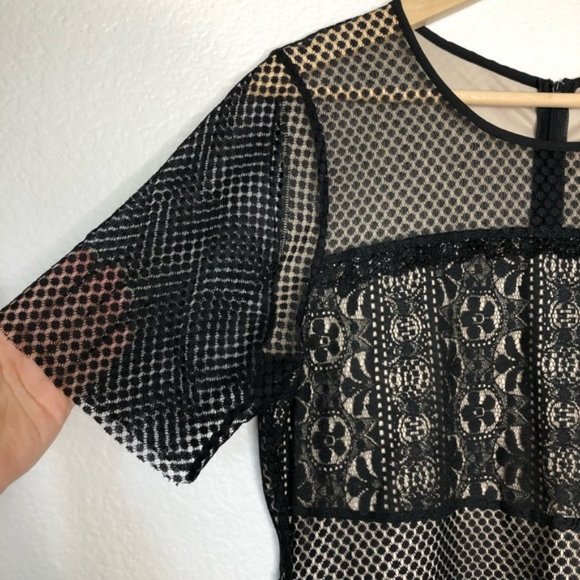 Hazel Black Lace Midi Dress - Picture 5 of 8